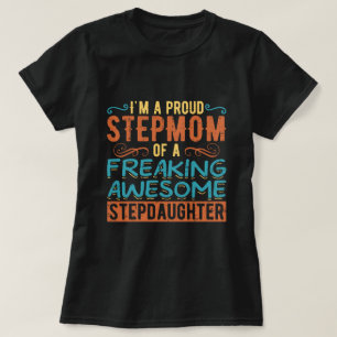 T-shirt Cadeau de citation fière belle-fille belle-mère