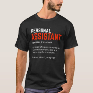 T-shirt Cadeau de définition de l'assistant personnel