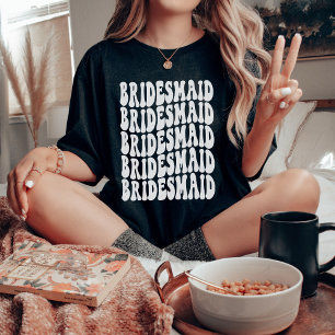 T-shirt Cadeau de demoiselle d'honneur personnalisé pour l