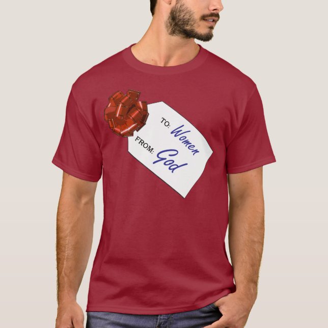 T-shirt Cadeau de dieux aux femmes (Devant)