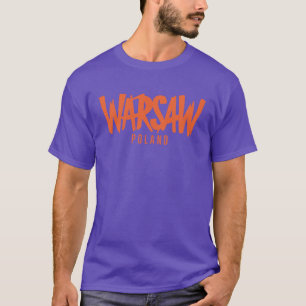 T-shirt Cadeau de famille Varsovie Pologne