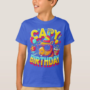 T-shirt cadeau de fête d'anniversaire de capybara
