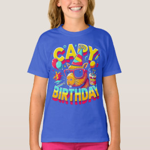 T-shirt cadeau de fête d'anniversaire de capybara