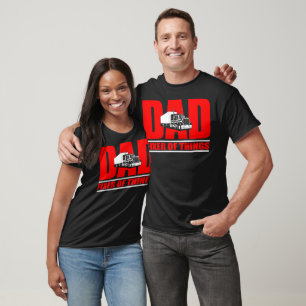 T-shirt Cadeau de Fête des pères de conducteur de camion p