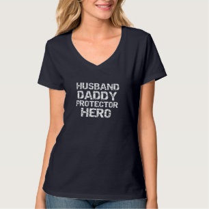 T-shirt Cadeau de fête des pères de la femme mari Daddy Pr