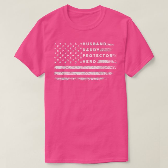 T-shirt Cadeau De fête des pères Pour Papa, Mari Protecteu (Design devant)