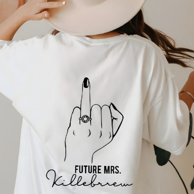 T-shirt Cadeau de fête pour future mariée Mme à marier (Créateur téléchargé)