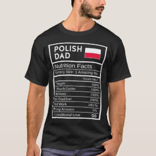 T-shirt Cadeau de fierté nationale Faits sur la fierté pol