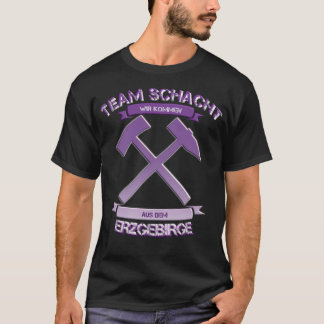T-shirt Cadeau de football d'équipe Erzgebirge Aue Schacht