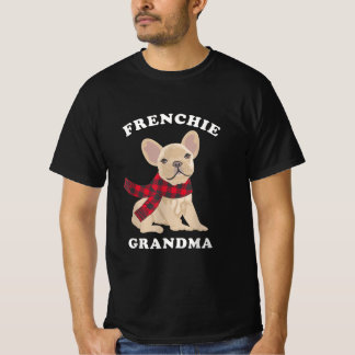 T-shirt cadeau de frenchie grand-mère | cadeau de bulldog