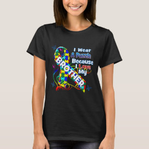 T-shirt Cadeau de frère de sensibilisation à l'autisme-aut