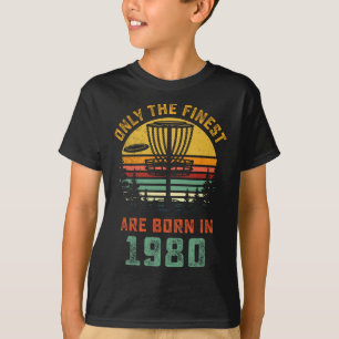T-shirt Cadeau de golf à disque pour 40e anniversaire rétr