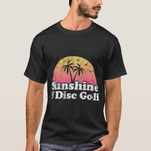 T-shirt Cadeau de golf à disque - Soleil et golf à disque