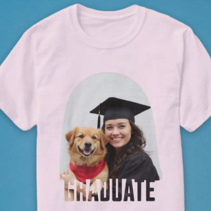 T-shirt Cadeau de graduation de l'Arc Photo personnalisée