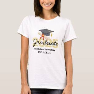 T-shirt Cadeau de graduation personnalisée - Classe de 202