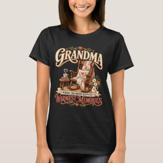 T-shirt Cadeau de grand-mère vintage | Le rocking-chair de