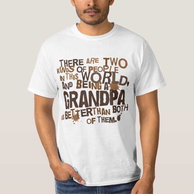 T-shirt Cadeau de grand-papa (drôle) (Devant)