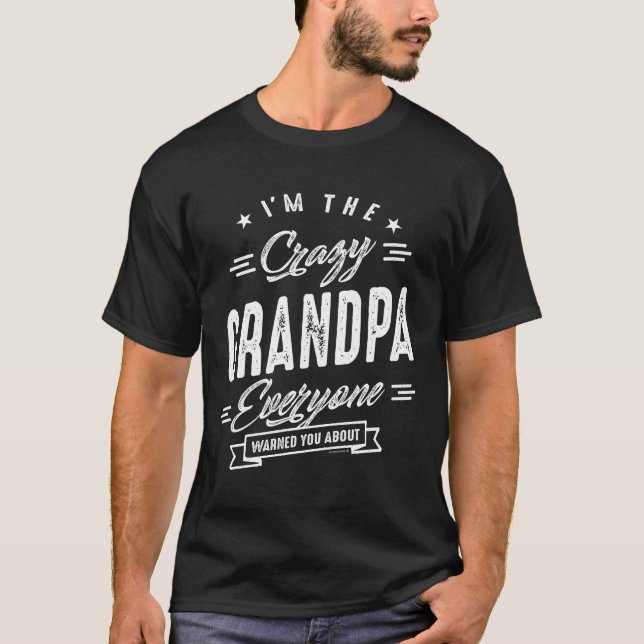 T-shirt Cadeau de grand-père fou (Devant)