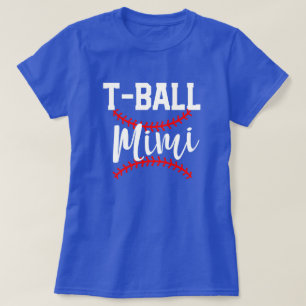 T-shirt Cadeau de jeu de grand-maman du base-ball des