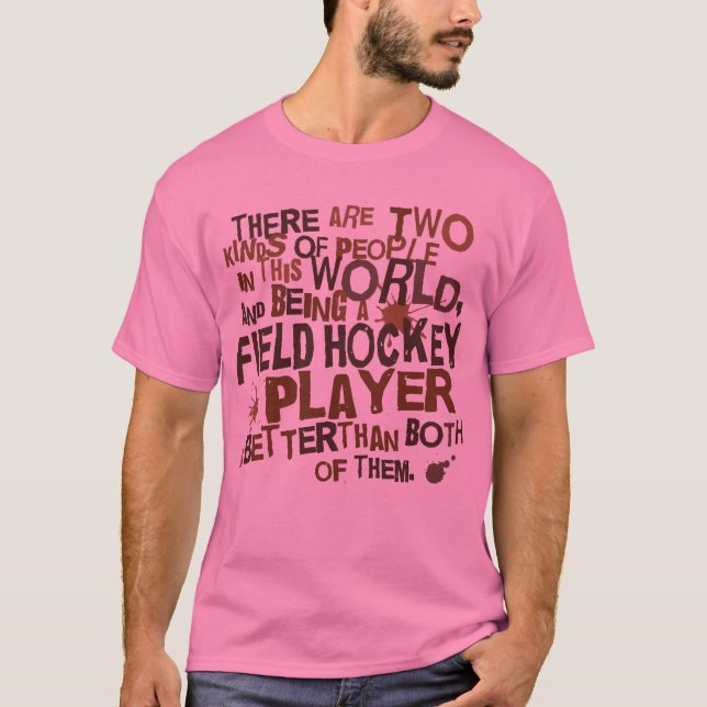 T-shirt Cadeau de joueur de hockey de champ (Devant)