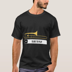 T-shirt Cadeau de joueur de trombone Slideo Playrombone Mu