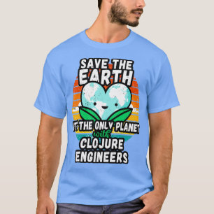 T-SHIRT CADEAU DE JOUR DES TERRES DE L'INGÉNIEUR DE VÊTEME