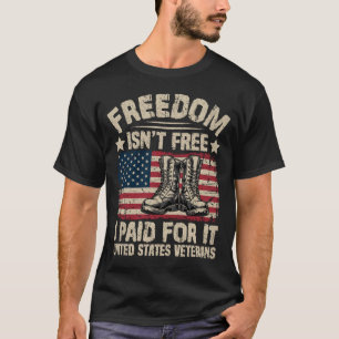 T-shirt Cadeau de jour du souvenir pour vétéran La liberté