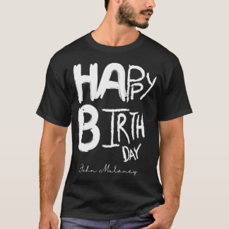 T-shirt Cadeau De Jour Pour Joyeux Anniversaire John Mulan