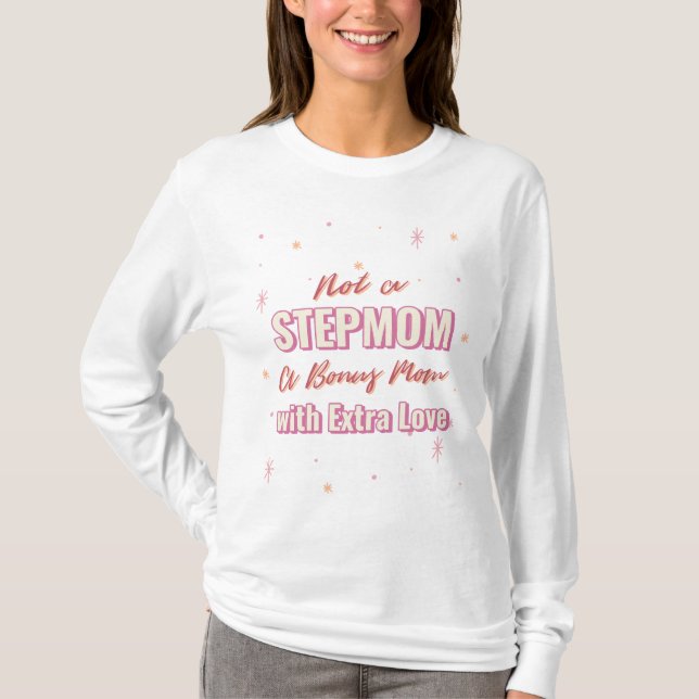 T-shirt Cadeau de la Fête des Mères - Bonus Maman (Devant)