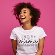 Cadeau de la fête des mères verset biblique Mama F