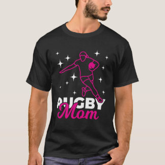 T-shirt Cadeau de la mère de rugby
