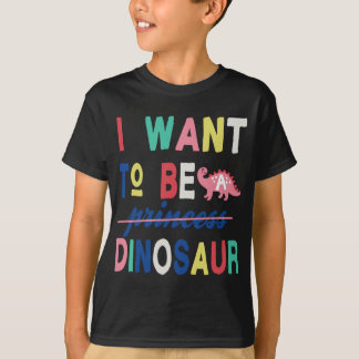 T-shirt Cadeau de la mignonne princesse Dinosaur