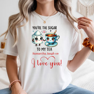 T-shirt Cadeau de la Saint-Valentin personnalisé et mignon
