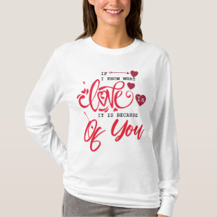 T-shirt Cadeau de la Saint Valentin pour les amoureux : Mo
