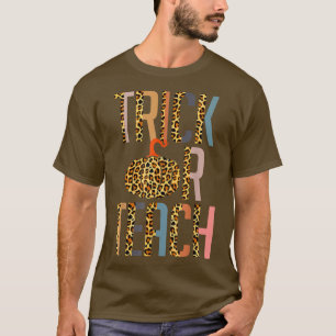 T-shirt Cadeau De L'Enseignant Halloween Trick Ou Enseigne