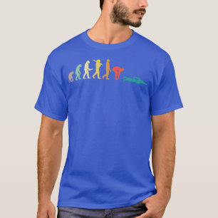 T-shirt Cadeau De L'Évolution De La Natation Rétro Pour Le