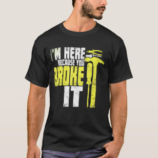 T-shirt Cadeau de l'homme de maintenance Gif Handyman Plum