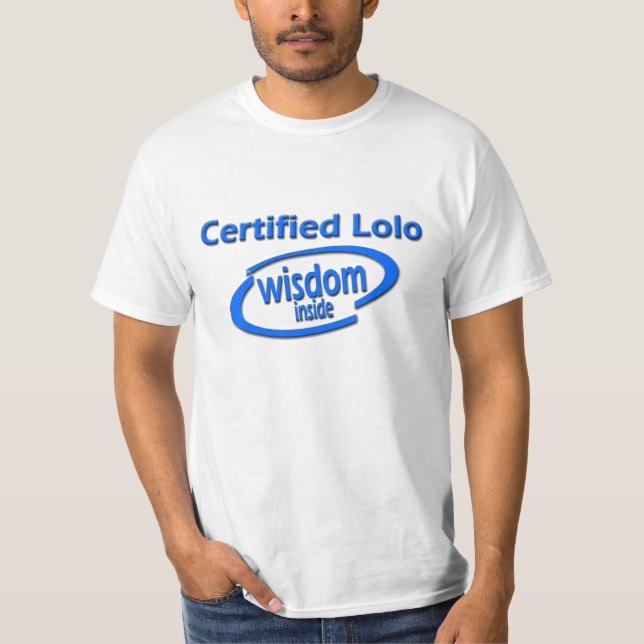 T-shirt Cadeau de Lolo de Philippin - sagesse à (Devant)