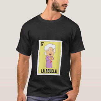 T-shirt Cadeau de loterie de grand-mère espagnole - Lott m