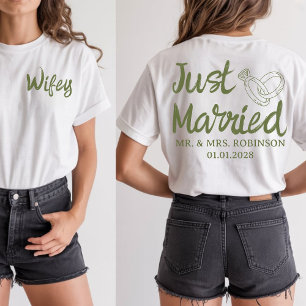 T-shirt Cadeau de mariage personnalisé, Chemises assorties