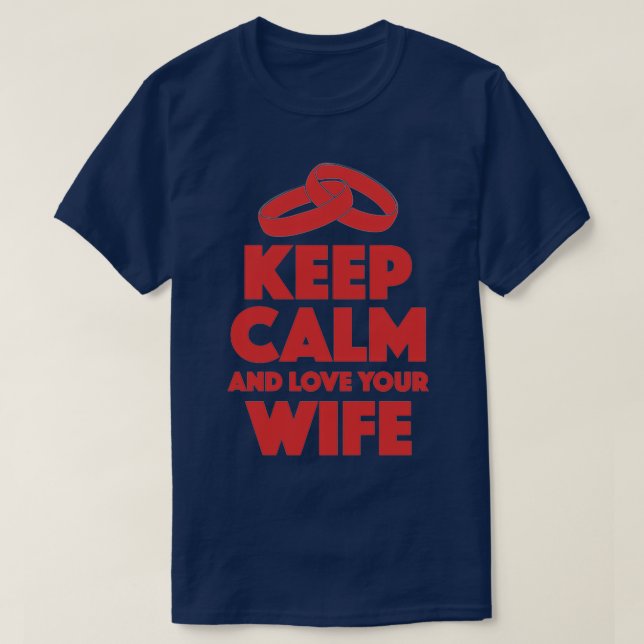 T-shirt Cadeau de mariage pour femme aimée (Design devant)