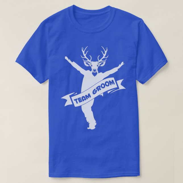 T-shirt Cadeau de mariage pour le marié de l'équipe du mar (Design devant)