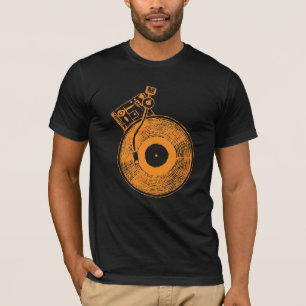T-shirt Cadeau de musique de Tourne-disque de joueur de