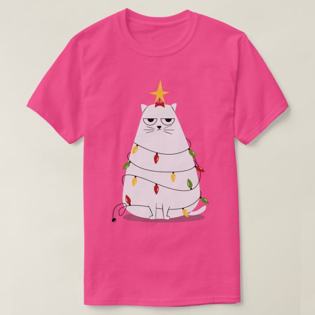 T-shirt Cadeau de Noël Grumé Chat Jour d'Halloween Thanksg (Design devant)