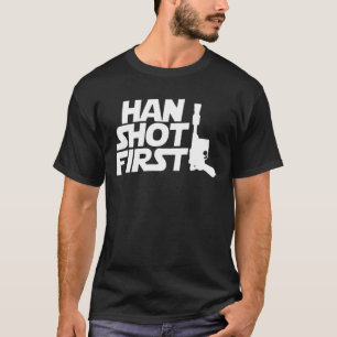 T-shirt Cadeau de Noël Han tourné premier QE924 Best Trend