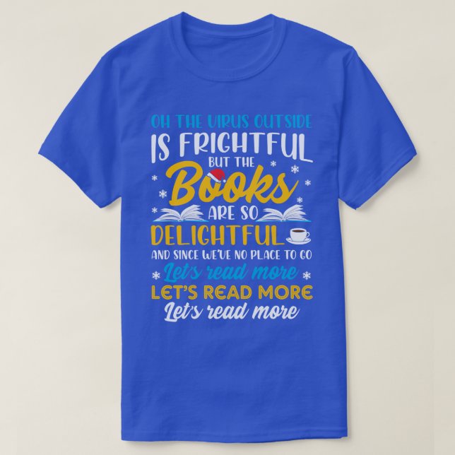 T-shirt Cadeau de Noël livresque (Design devant)