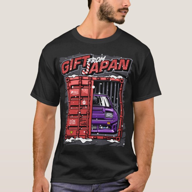 T-shirt Cadeau de Noël Nissan 180SX Du Japon (Devant)