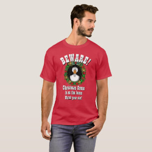 T-shirt Cadeau de Noël personnalisé NOËL GOOSE LOOSE LOOSE