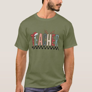 T-shirt Cadeau de Noël pour les enseignants Fête d'hiver