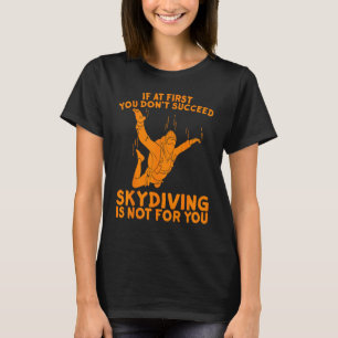 T-shirt Cadeau de parachutisme hommes femmes drôle parachu